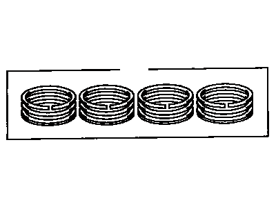 Toyota 13011-88601 Piston Ring Set