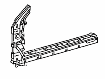 Toyota 61109-20140 Reinforce Sub-Assembly, Front Body Pillar, Lower Driver Side