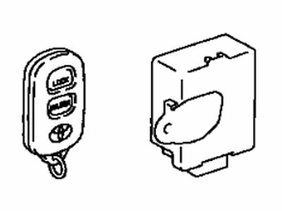 Toyota 89704-20190 Control Set,  Wireless Door Lock