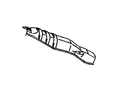 Toyota 58153-20140 Insulator,  Front Floor Heat,  NO.2