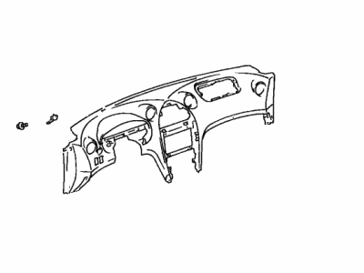 Toyota 55301-20200-B0 Panel Sub-Assy,  Instrument