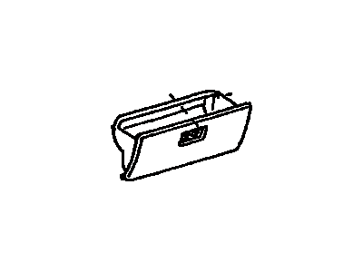 Toyota 55550-35050-E0 Door Sub-Assy,  Glove Compartment