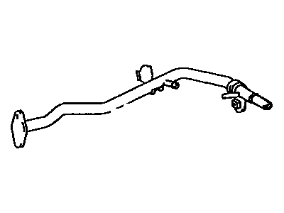 Toyota 16268-75020 Pipe,  Water By-Pass,  NO.1