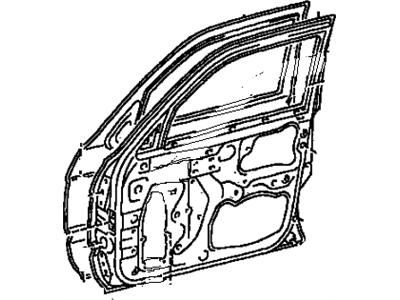 Toyota 67002-35340 Panel Sub-Assy,  Front Door,  LH
