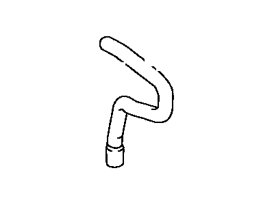 Toyota 87245-35660 Hose,  Heater Water,  Inlet A