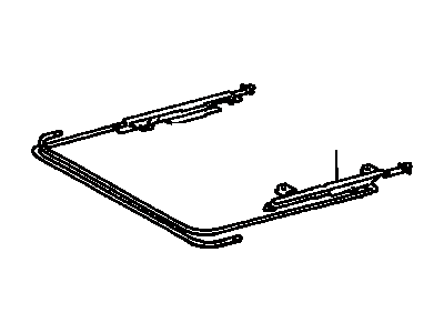 Toyota Avalon Sunroof Cable - 63223-41020