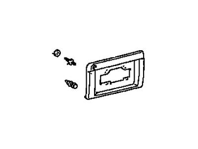 Toyota 76801-35300-B0 Garnish,  Back Door,  Outside