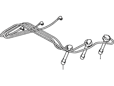 Toyota Tercel Spark Plug Wire - 90919-15566
