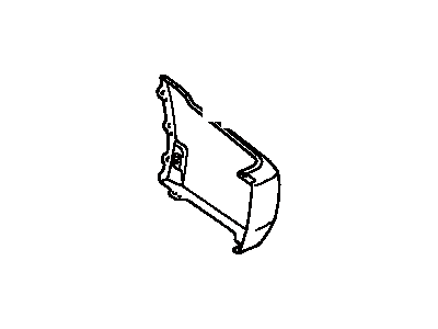 Toyota 52106-35060 Extension,  Rear Bumper,  RH