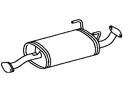 Toyota 17403-62030 Pipe Assy,  Exhaust,  Center
