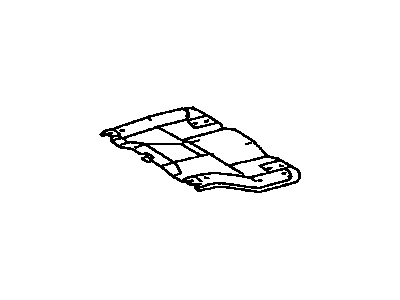 Toyota 51406-35010 Cover Sub-Assy,  Engine Under,  NO.2