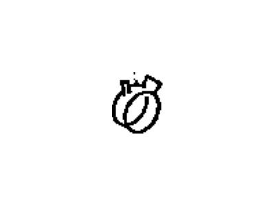 Toyota 90466-37001 Clip,  Radiator Hose,  NO.1