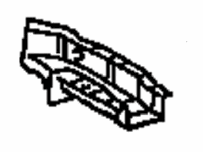 Toyota 57635-35020 Reinforcement, Rear Floor Side Member, Rear Passenger Side