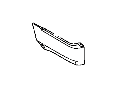 Toyota 52107-35050 Extension,  Rear Bumper,  LH
