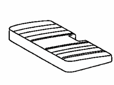 Toyota 71075-35370-B1 Cover Sub-Assy,  NO.3 Seat Cushion