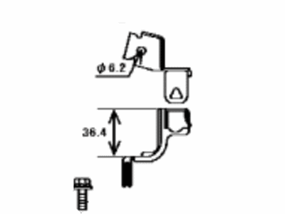 Toyota 16A1B-77030 Bracket, FC Cooling Water Pump Cable