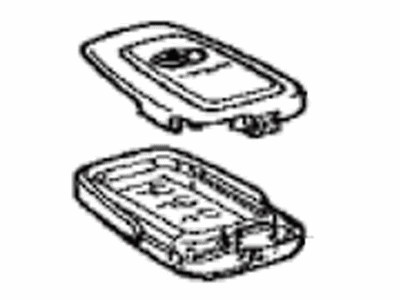 Toyota 89072-62050 Housing Set,  Door Control Transmitter (For Smart Key)