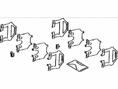 Toyota 04946-62010 Brake Pads Shim