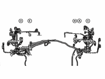 Toyota 82111-62091 Wire, Front Compartment, Main