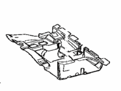 Toyota 58514-62010 Mat,  Floor,  Rear RH