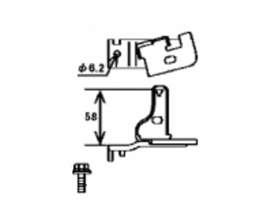 Toyota 16A1B-77020 Bracket, FC Cooling Water Pump Cable