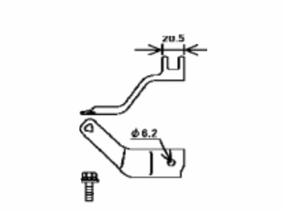 Toyota 16A1A-77040 Bracket, FC Water & Hydrogen Pump Cable