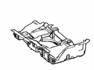 Toyota 58515-62010 Mat,  Floor,  Rear LH