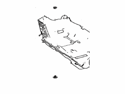 Toyota 58510-62050-C2 Carpet Assembly, Front Floor, Front