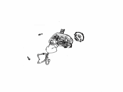 Toyota 87909-62130-A2 Retractor, Outer Mirror, Driver Side