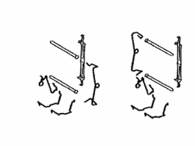 Toyota 04947-50140 Brake Pads Mount Kit