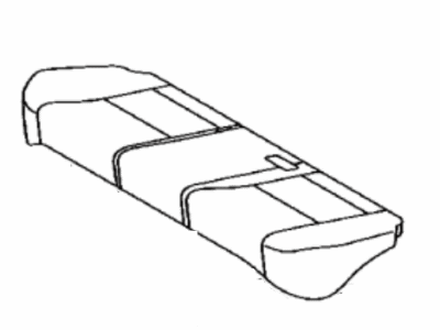 Toyota 71075-0D820-C0 Cover, Rear Seat Cushion (For Bench Type)