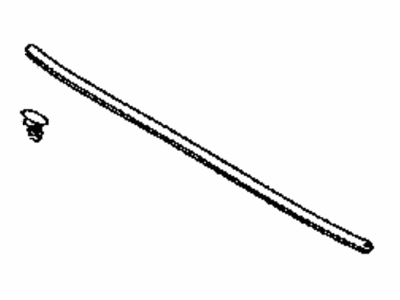 Toyota 53383-0D120 Seal,  Hood To Cowl Top