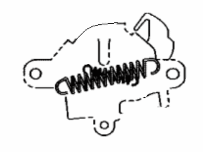 Toyota 90506-W0005 Spring,  Tension(For Hood Lock)