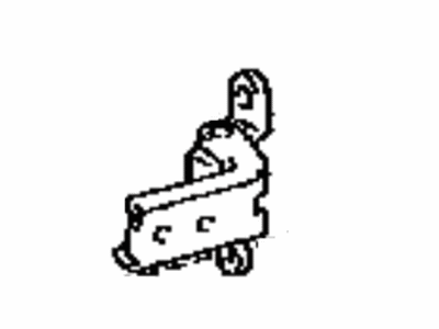 Toyota 68780-0D071 Hinge Assembly, Rear Door, Lower Driver Side