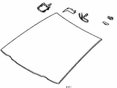 Toyota 56101-0D840 Glass,  Windshield