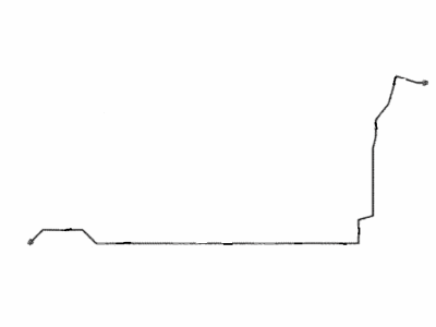 Toyota 47321-0D420 Tube,  Rear Brake,  NO.1