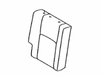 Toyota 71077-0DP61-C0 Cover,  Rear Seat Back,  RH (For Separate Type)