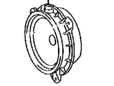 86160-0D370 Toyota Speaker Assembly, Front, Rear Illustration 1 of 1
