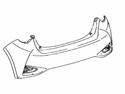 Toyota 52159-0U911 Cover,  Rear Bumper