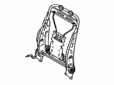 Toyota 71630-0D330-C0 Spring Assy,  Front Seat Back,  RH(For Separate Type)