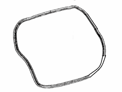Toyota 67881-0D071 Weatherstrip,  Back Door