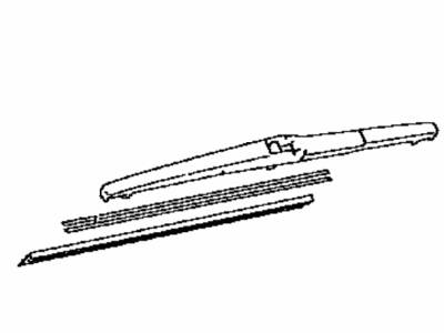 Toyota 85242-0R010 Blade Assy,  Rear Wiper