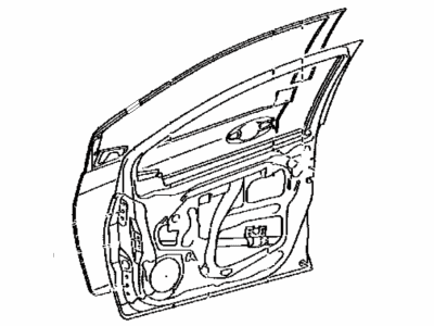 Toyota 67001-0D321 Panel Sub-Assy,  Front Door,  RH