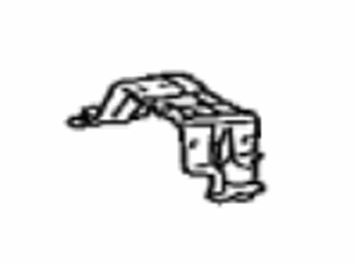 Toyota 58161-0D080 Reinforcement,  Belt Anchor To Floor Pan