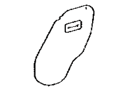 Toyota 67842-35050 Cover,  Rear Door Service Hole,  LH
