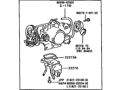 Toyota Avalon Throttle Body - 22210-0A050
