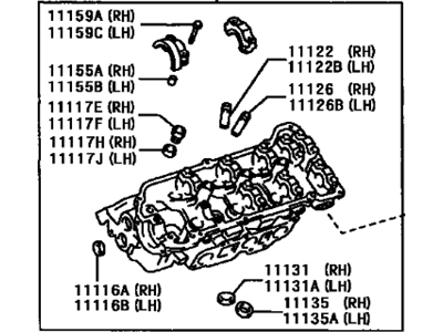 Toyota Camry Cylinder Head - 11102-29040