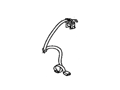 Toyota 73480-AA020-B0 Belt Assembly, Rear Seat 3 Point Type, Inner, Driver Side