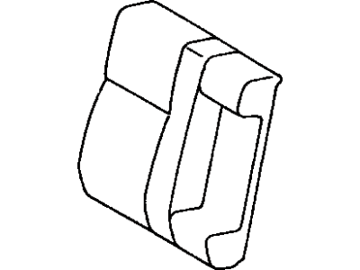 Toyota 71077-AA120-B0 Cover, Rear Seat Back, Passenger Side (For Separate Type)