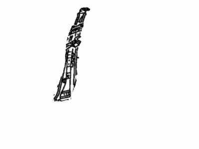 Toyota 61037-AA902 Reinforcement Sub-Assembly, Center Body Pillar, Pass Side